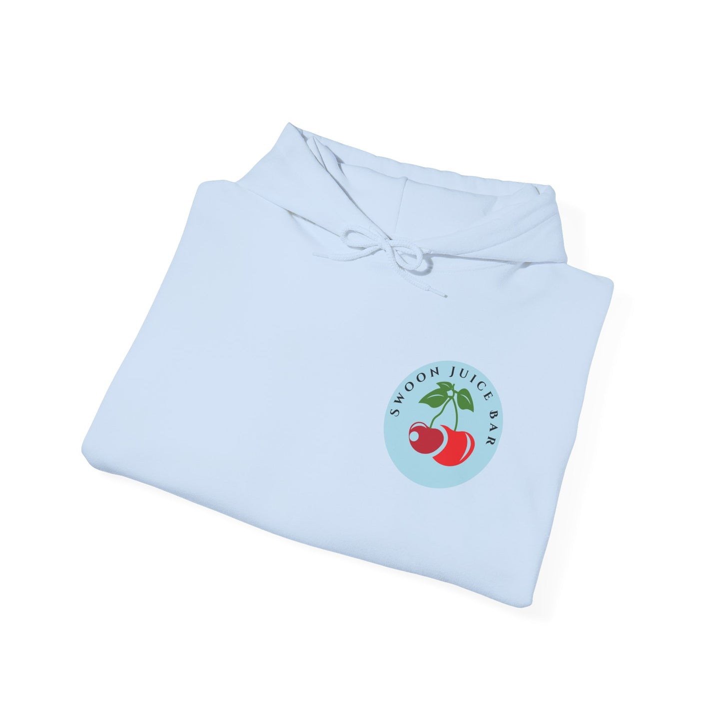 Swoon Juice Bar Hoodie – Cozy Unisex Heavy Blend™ with Cherry Design
