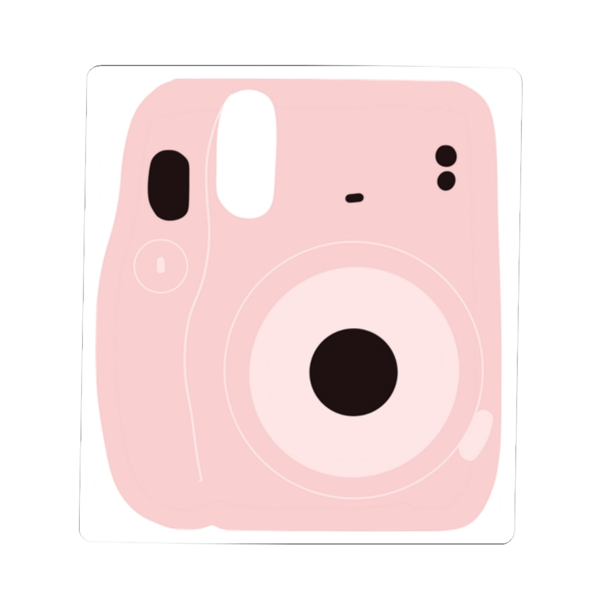 Cute Pink Camera Kiss-Cut Stickers | Aesthetic Laptop & Journal Décor