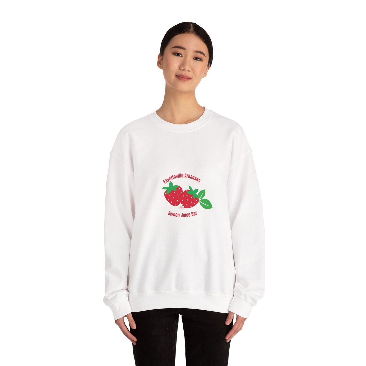 Swoon Juice Bar Strawberry Crewneck Sweatshirt