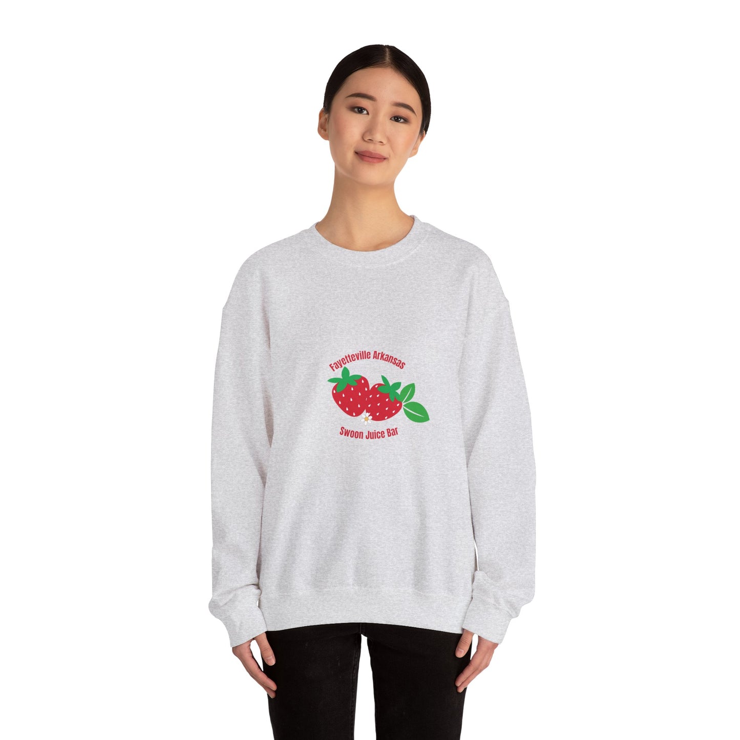 Swoon Juice Bar Strawberry Crewneck Sweatshirt