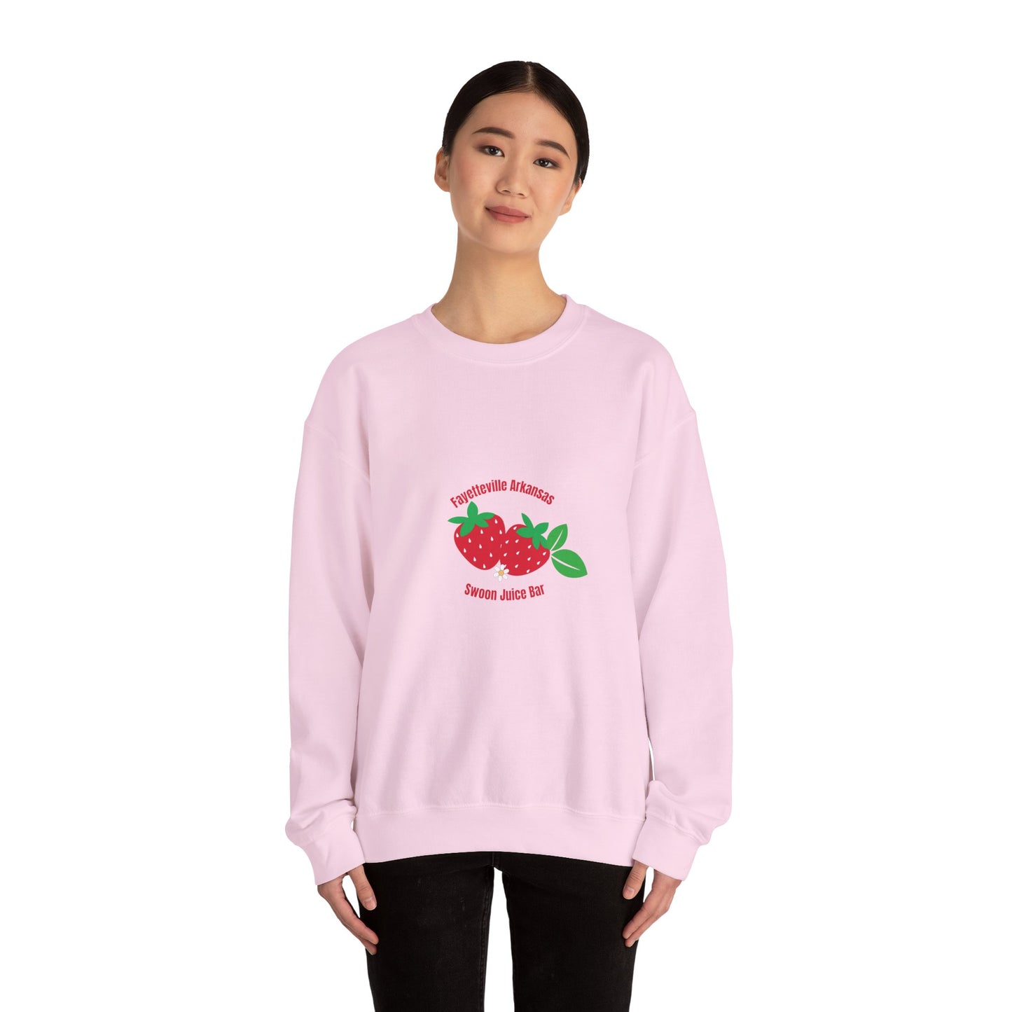 Swoon Juice Bar Strawberry Crewneck Sweatshirt