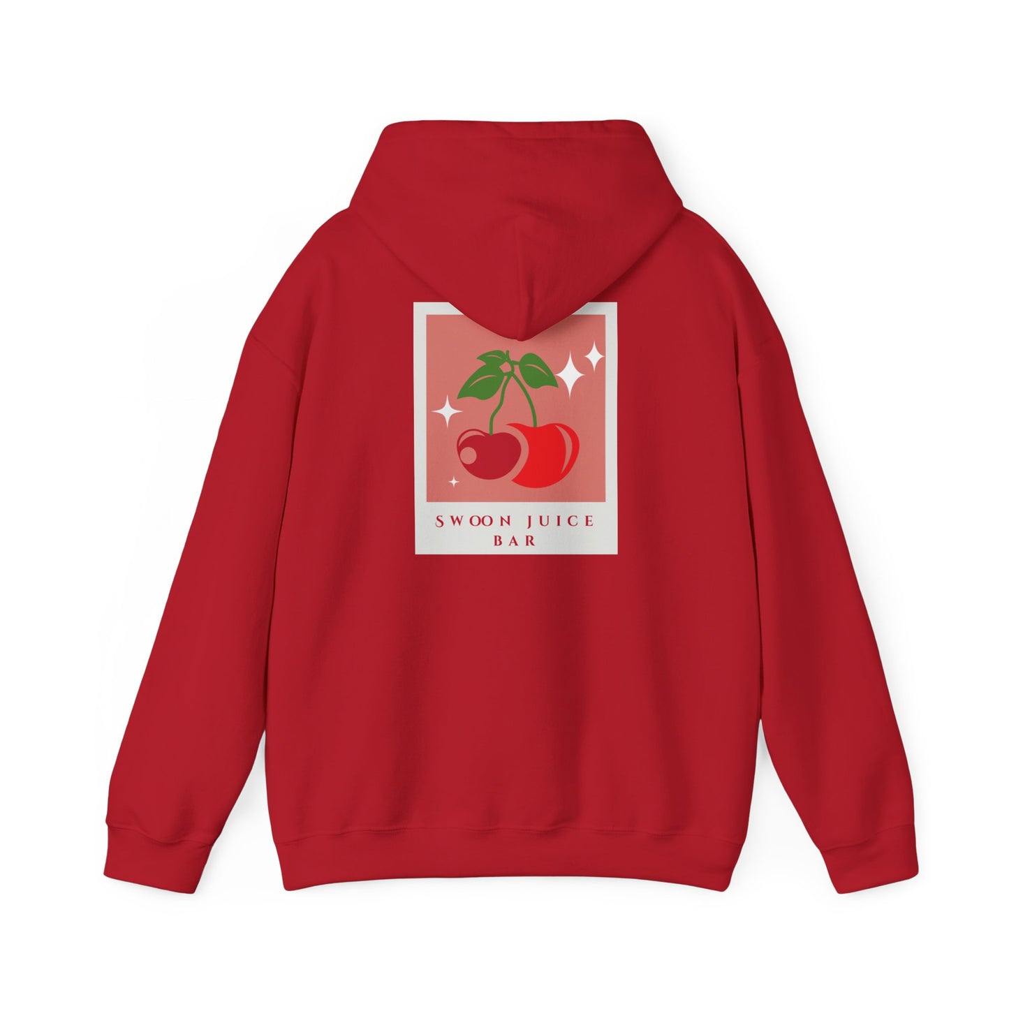 Swoon Juice Bar Hoodie – Cozy Unisex Heavy Blend™ with Cherry Design