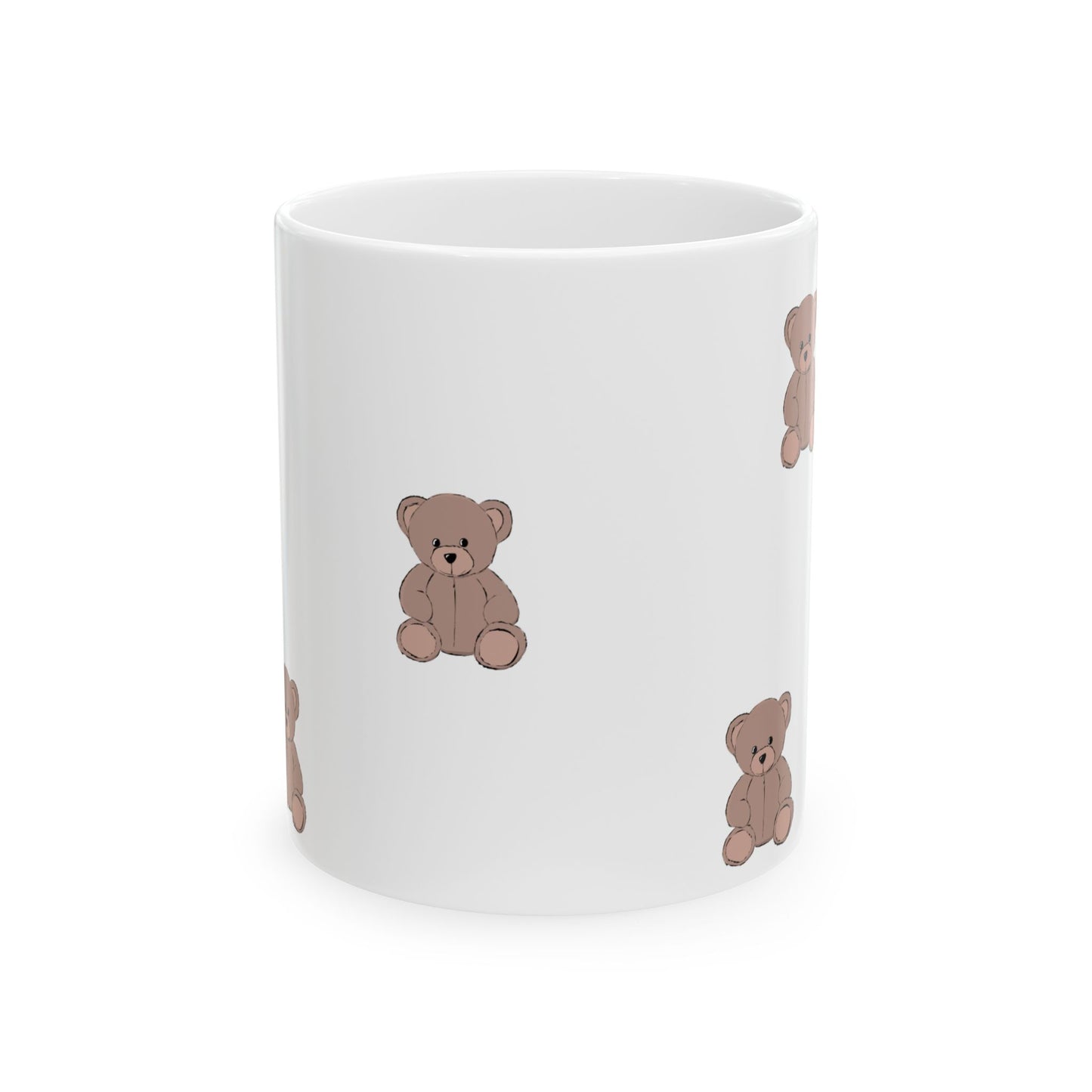 Cute Teddy Bear Ceramic Mug - Perfect Gift for Kids and Teddy Bear Lovers