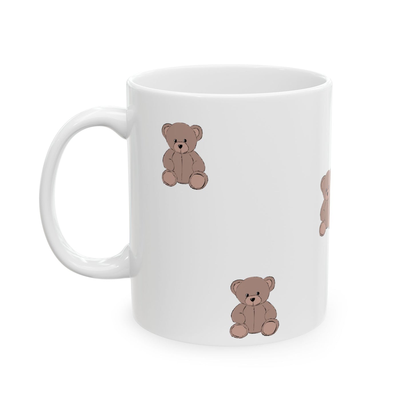 Cute Teddy Bear Ceramic Mug - Perfect Gift for Kids and Teddy Bear Lovers