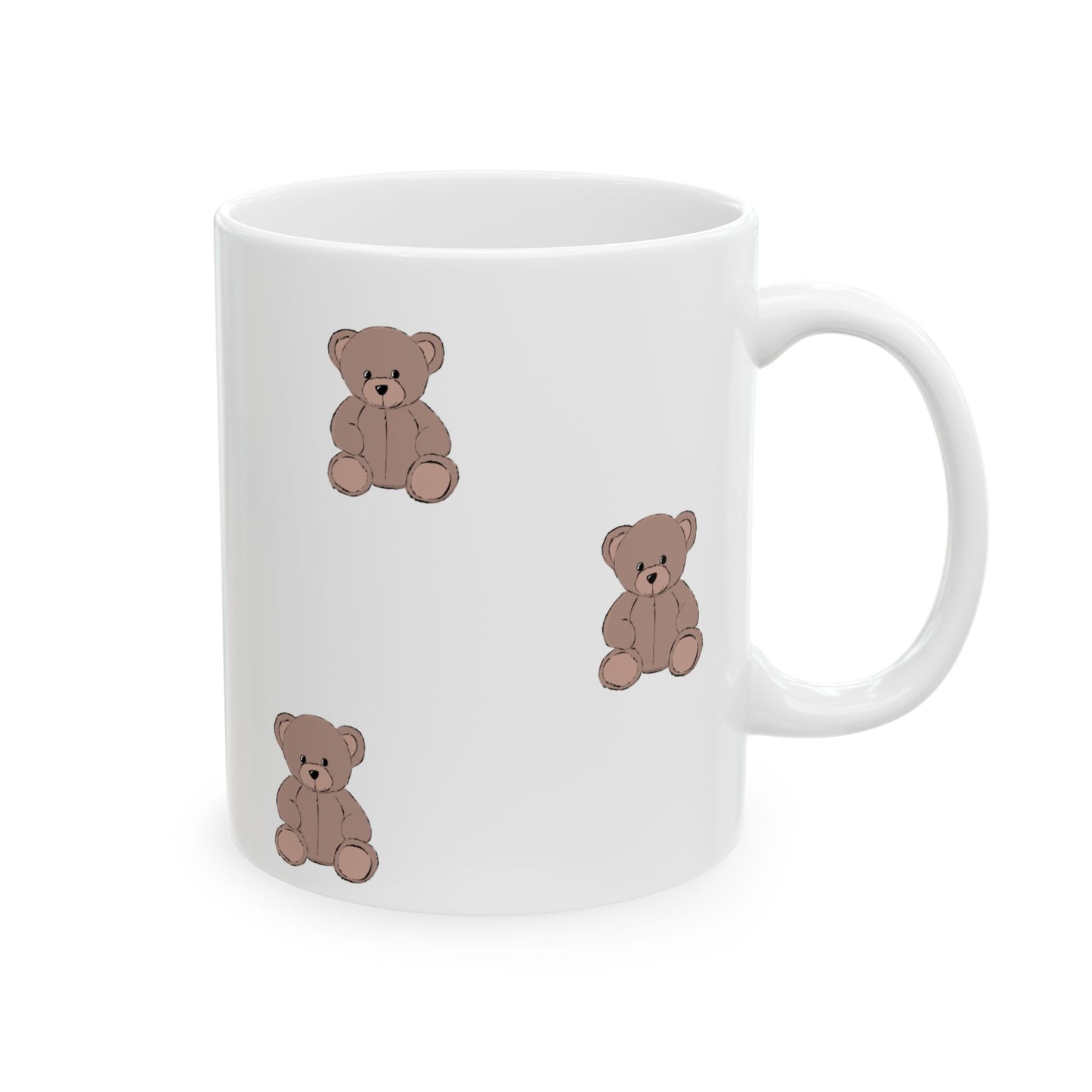 Cute Teddy Bear Ceramic Mug - Perfect Gift for Kids and Teddy Bear Lovers