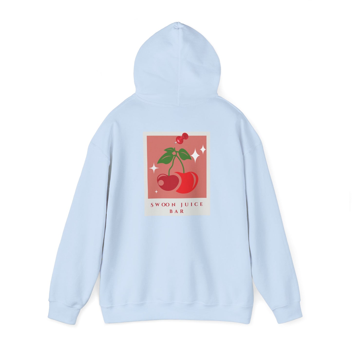 Swoon Juice Bar Hoodie – Cozy Unisex Heavy Blend™ with Cherry Design