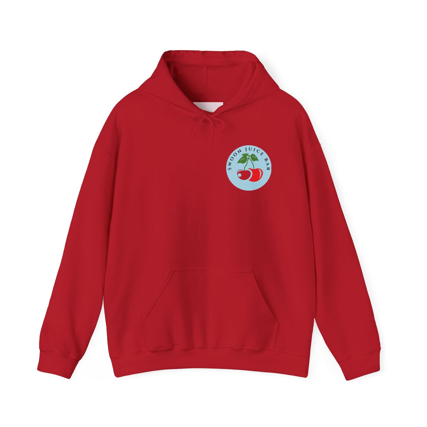 Swoon Juice Bar Hoodie – Cozy Unisex Heavy Blend™ with Cherry Design