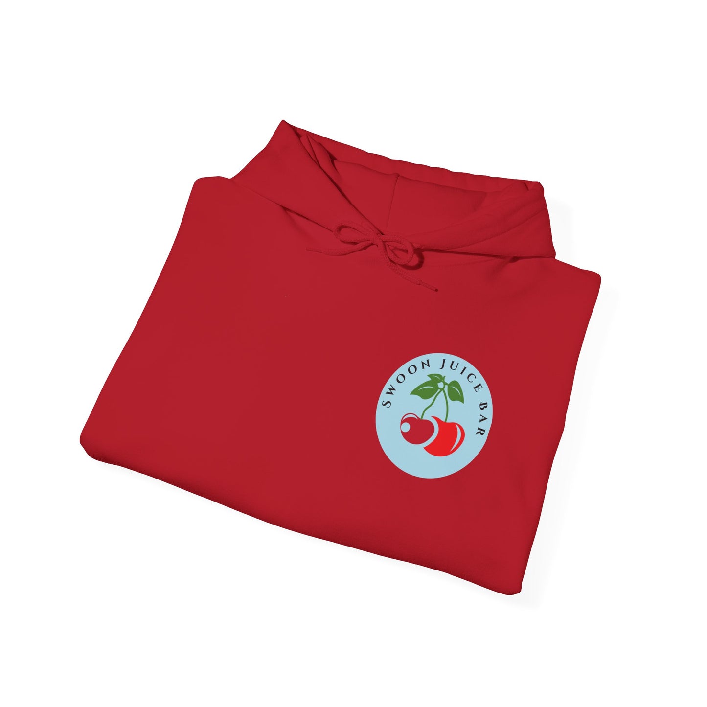 Swoon Juice Bar Hoodie – Cozy Unisex Heavy Blend™ with Cherry Design